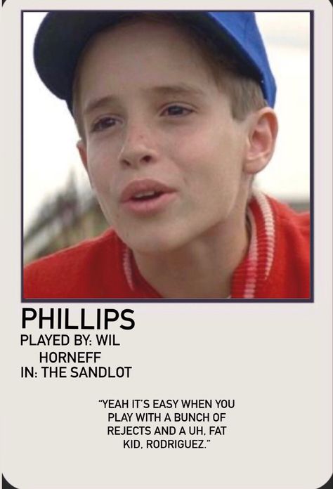 Phillip Sandlot, Phillips The Sandlot, Jordan Phillips Sandlot, Philips Sandlot, Phillips Sandlot, Josh Munroe, Josh Monroe, The Nest Movie, Benny Sandlot