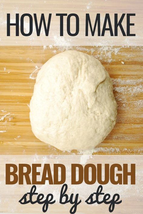 How to Make Bread Dough Rhodes Bread Dough, Basic Dough Recipe, Baking Mixer, Rhodes Bread, Homemade Bread Dough, Basic Bread Recipe, Easy Bread Recipe, Bread Dough Recipe, Dry Bread