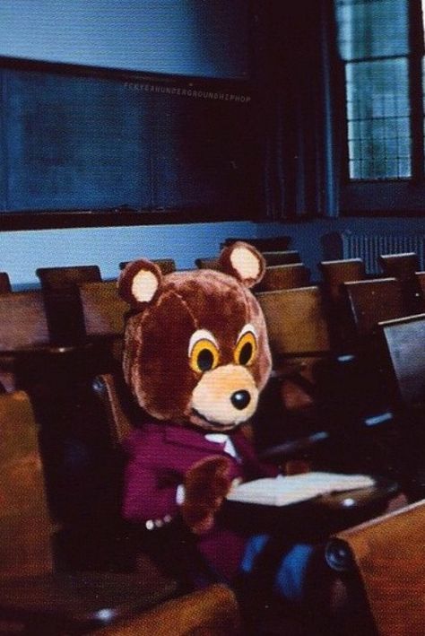 Late Registration Kanye West Wallpaper, Kanye West Widget, Late Registration Kanye West, Kanye West Pfp, Kanye Pfp, Kanye West Aesthetic, Kanye West Bear, Kanye West Wallpaper, Late Registration