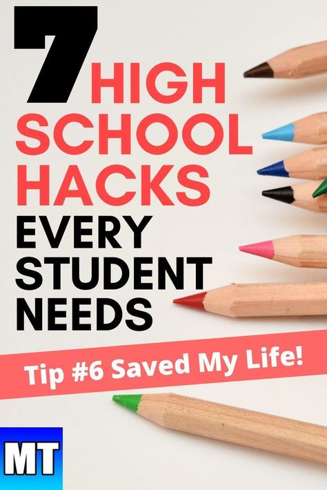 Freshman Year Tips, High School Hacks Freshman Year, Freshman Year High School, Highschool Hacks, School Life Hacks, Teen Tips, Tips For Teens, College Resources, Highschool Freshman