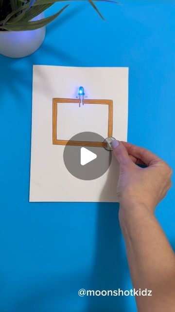 DIY electronics, stem and science activities for beginners on Instagram: "DIY “Paper circuit” interactive card. Easy paper electronics project for beginners. You will need: - LED diode - Conductive copper tape  - Coin cell battery 3v (CR2032) - Reed switch (normally open) - Magnet - Paper  - Markers  Warning: This project should be done under adult supervision.  #stem #stemteacher #stemeducation #stemlearning #papercircuit #stemchallenge #interactiveart #papercraft #stemgirls #womeninstem #womeninscience" Electric Circuit Projects Kids, Magnet Science Project, Paper Circuits Projects, Circuits Science, Circuit Art, Paper Circuit, Electronics Project, Electronics Projects For Beginners, Magnets Science