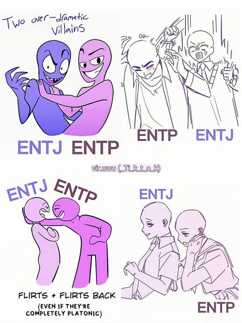 Mbti Relationships Entj, Entj And Entp Relationship, Entp Relationship Dynamics, Entj Romance, Entp X Entj Relationship, Mbti Entj Memes, Entj Entp Relationship, Entp X Entj Fanart, Entj Gf