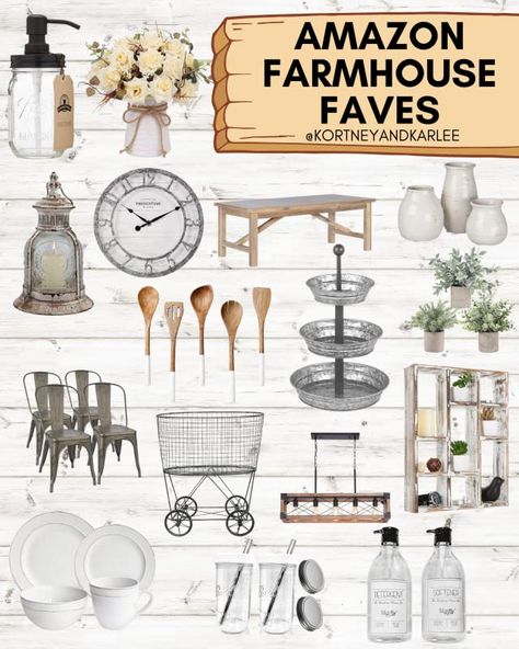 Lizzycore Aesthetic, Farmhouse Amazon Finds, Barndominium Inspiration, Rustic House Decor, Amazon Farmhouse Decor, House Decor Farmhouse, Decor On Amazon, House Makeovers, Narcissism Relationships