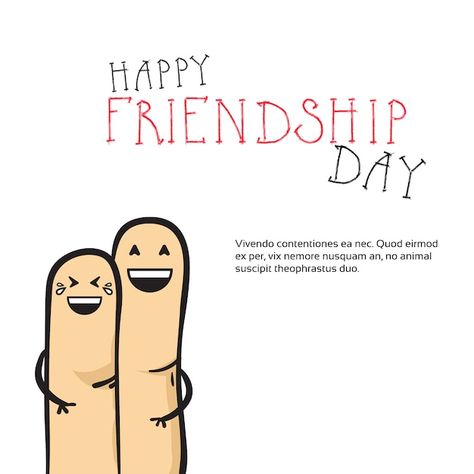 Vector happy friendship day greeting car... | Premium Vector #Freepik #vector #friends-forever #friendship-day #friendship-background #best-friends Friendship Day Greetings, Friends Holiday, Holiday Banner, Happy Friendship, Happy Friendship Day, Friendship Day, Premium Vector, Peace Gesture, Greeting Card