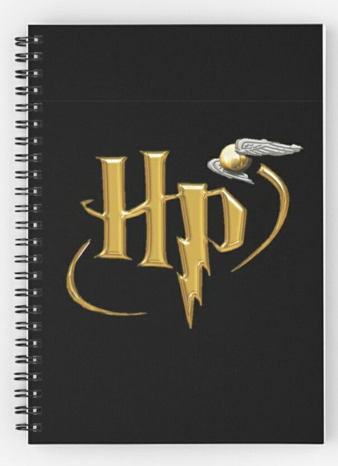 Harry Potter Spiral Notebook  $12.62 Redbubble.com Harry Potter Diary, Personalized Notebook Cover, Diary Covers, Harry Potter Aesthetic, Personalized Notebook, Journal Diary, Notebook Cover, Spiral Notebook, Things To Buy