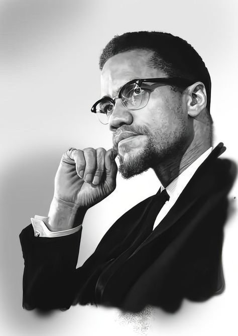 Malcom X Pictures, Iphone Wallpaper Off White, Wallpaper Off White, Pictures Home Decor, Bigger Person, X Picture, Historical Moments, Tattoo Project, White Images