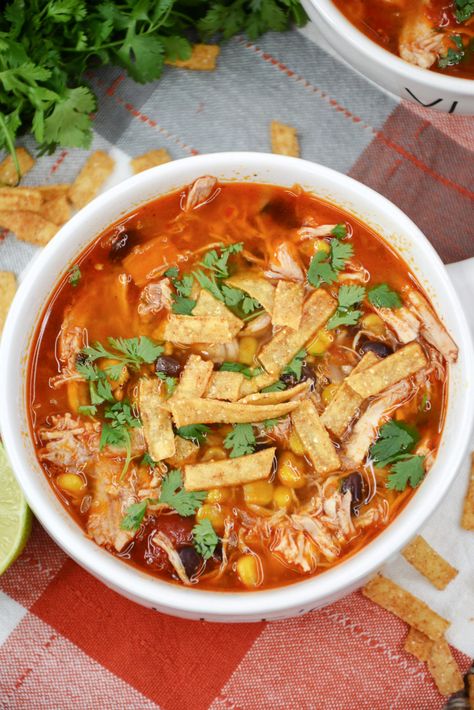 Sante Fe Chicken Soup Santa Fe Chicken Soup Recipes, Santa Fe Chicken Chili, Chicken Santa Fe Soup, Sante Fe Chicken Soup, Sante Fe Soup Recipes, Santa Fe Soup Recipe, Sante Fe Soup, Santa Fe Chicken Soup, Filling Soups