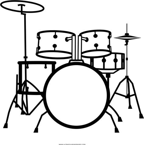 Simple Drum Drawing, Drum Kit Drawing, Drum Kit Tattoo, Drum Set Drawing, Drums Drawing, Drum Clipart, Drum Drawing, Embroidery Towels, Drum Tattoo