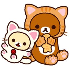 Kawaii Animals, Cute Teddy Bears, Line Sticker, All Things Cute, Line Store, Rilakkuma, Cat Stickers, Cat Tshirt, Sticker Set