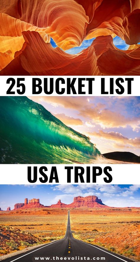 Epic USA Bucket List Trip Ideas | Best USA Road Trips | Unique destinations in the USA | Best USA attractions for your bucket list | Jaw dropping USA hidden gems | USA Travel Guide | How to plan a USA road trip | American travel | Domestic travel | Coolest USA trips | Prettiest places to see in the US | US travel destinations | Best USA National parks | USA Parks | Top USA travel destinations | United States Travel | Pacific Coast Highway #roadtrip #USA #Unitedstates #traveltips #bucketlist Bucket List Usa, Usa Trips, Unique Destinations, Usa Trip, Usa Roadtrip, Usa Travel Guide, Us Travel Destinations, American Travel, Usa Travel Destinations