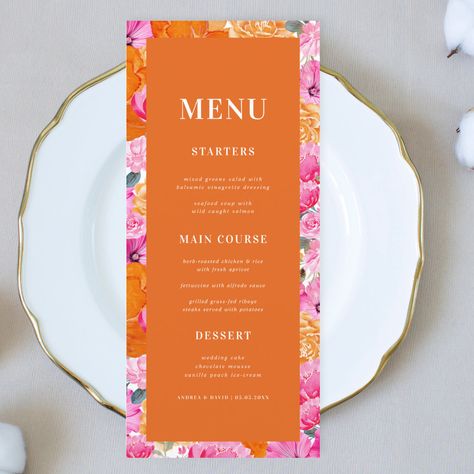 Elegant Wedding Menu, Diner Menu, Bloom Wedding, Salad Mixed Greens, Orange Party, Herb Roasted Chicken, Boda Mexicana, Chocolate Wedding Cake, Birthday Brunch