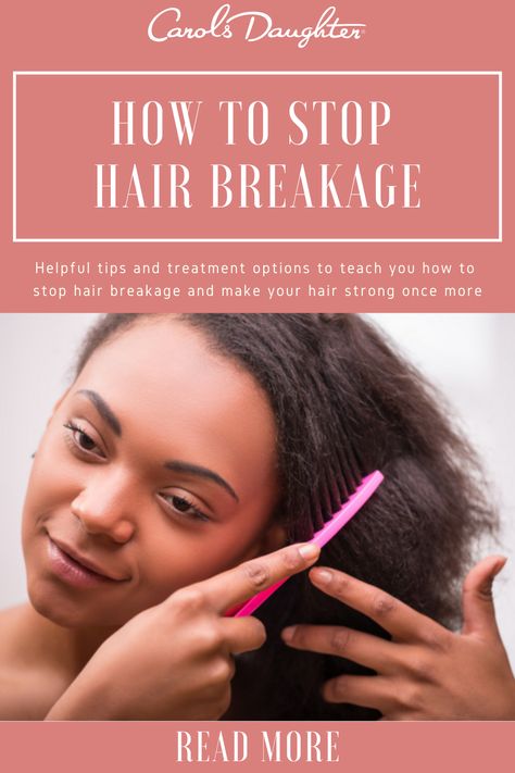 how to stop hair breakage What Causes Hair Breakage, Repair Hair Breakage, How To Prevent Hair Breakage, Hair Breakage Remedies, Stop Hair Breakage, Breaking Hair, Carols Daughter Products, Hair Repair Mask, Hair Remedies