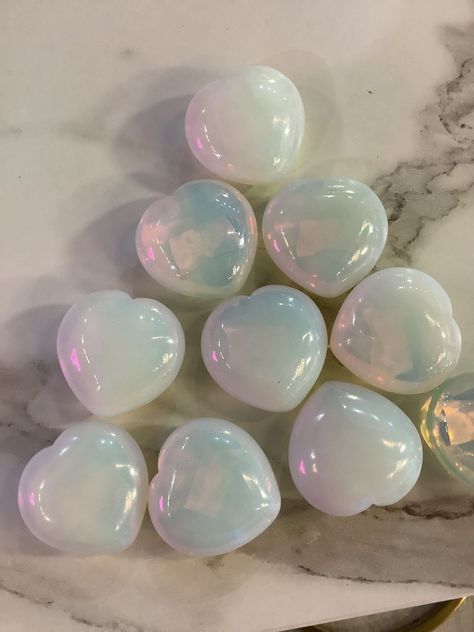 Opal Rock, Crystal Room Decor, Magic Things, Attract Success, Crystal Room, Crystal Vibes, Opalite Crystal, Crystal Aesthetic, Spiritual Crystals