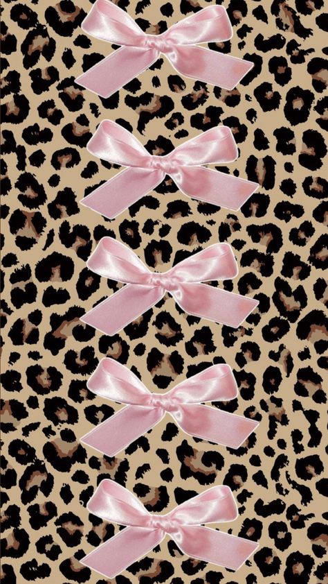 Pink And Cheetah Aesthetic, Pink Leopard Print Wallpapers, Baddie Pink Wallpaper, Bow Lockscreen, Pink Cheetah Print Wallpapers, Cheetah Print And Pink, Pink And Cheetah Print, Cheetah Aesthetic, Widgets Pink