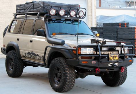 Toyota Land Cruiser FZJ80 Old Land Cruiser, Old Toyota, Land Cruiser 80, Big Wheels, Car Ideas, Big Wheel, Toyota Land Cruiser, Land Cruiser, Toyota