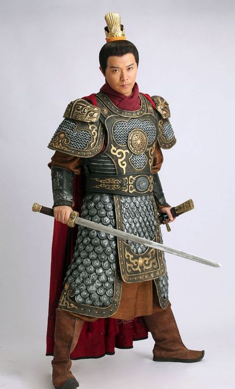 Chinese Ancient Superhero Costume and Helmet Complete Set Chinese Dynasty, Chinese Armor, Costume Armour, Armor Clothing, Chinese Warrior, A Knight's Tale, Ancient Armor, Superhero Costume, Samurai Armor