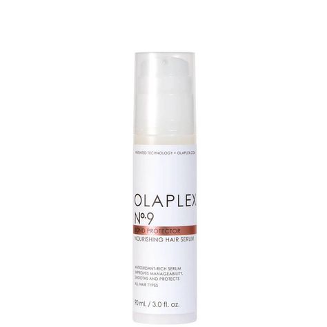 I Tried the Olaplex No.9 Serum–Here Is My Review | Who What Wear Olaplex Products, Best Hair Serum, Heat Styling, Dull Hair, Frizz Control, Hair Restoration, Hair Strengthening, Nourishing Hair, Hair Serum