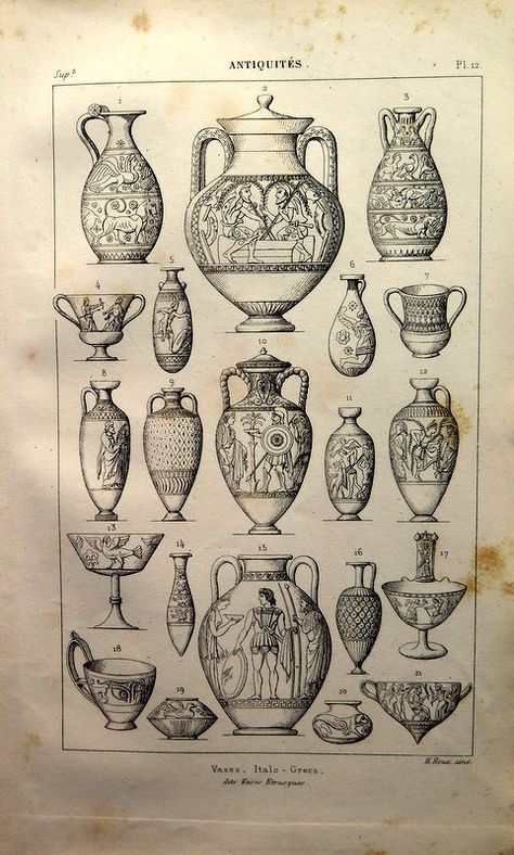 Greek Print, Ancient Vase, Vasos Vintage, Ancient Greek Pottery, Antique Vases, Ancient Greek Art, Greek Pottery, Greek Vases, Greek Tattoos