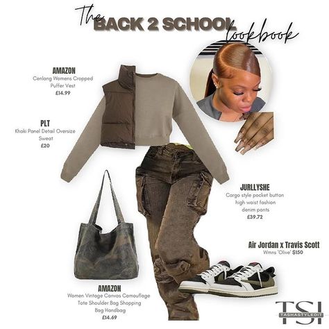 Outfit Ideas And Where To Get Them, Dopeskill Outfits, Denim Pants Fashion, Crop Vest, Teen Swag Outfits, Mode Zara, Fasion Outfits, Back 2 School, To Autumn