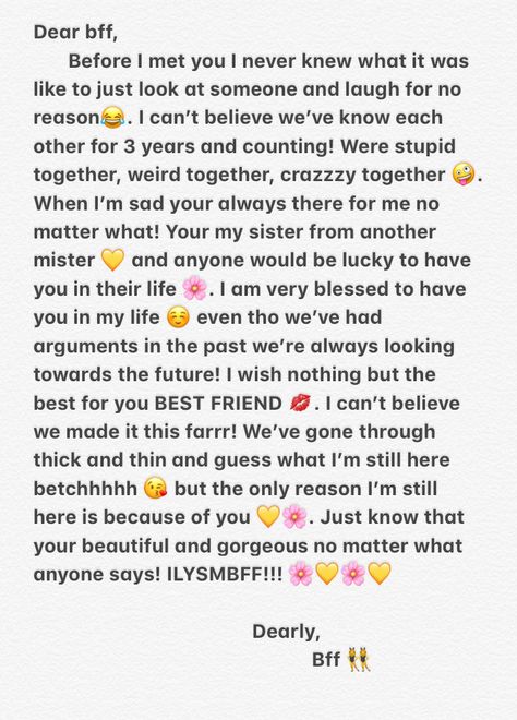 Do you have a bff? Well here’s a little paragraph I wrote to mine for bff dayyy 🌹 (June 8 ) Behavioral Economics, I Meet You, Birth Control, Success Rate, Creative Thinking, You And I, Over The Years, Documentaries, Happy Birthday