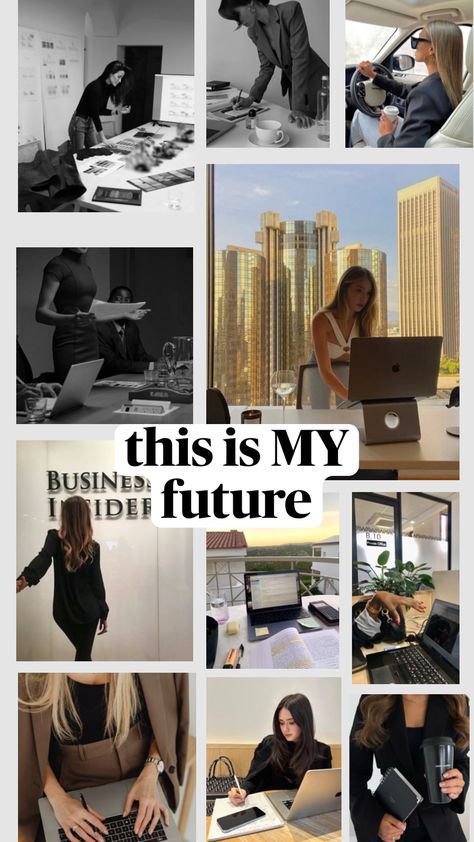 i wanna be a business woman SO BADLY Business Woman Collage, Dream Life Business Woman, Female Trader Aesthetic, Enturpenurs Lifestyle, Entrepenuers Aesthetic Women, Boss Aesthetic Woman, Investment Banker Aesthetic, Business School Aesthetic, Business Owner Woman