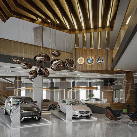 [ CAR SHOWROOM ] DESIGN on Behance Car Store Design, Auto Showroom Design, Car Service Design, Car Dealership Design, Detail Garage, Car Showroom Architecture, Automotive Showroom, Car Showroom Interior, Cars Showroom