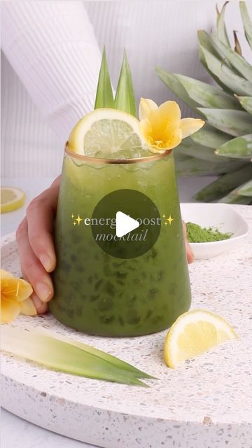 Ungrateful Kids, Matcha Mint, Mocktail Recipes, L Theanine, Soda Water, Healthy Drinks Recipes, Mocktail Recipe, Matcha Powder, Energy Boost