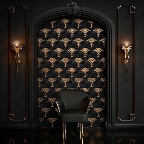 To See more dark esoteric Products here: https://www.etsy.com/shop/AethericImages 4 art Deco wall art mockups for online sales. Digital files are at 300dpi. 4000x4000 pixels. Art Deco Black And Gold, Art Deco Movie Room, Art Deco Store Design, Art Deco Dark Academia, Art Deco Tv Wall, Art Deco Wall Mural, Art Deco Spa, Art Deco Bars, Art Deco Details