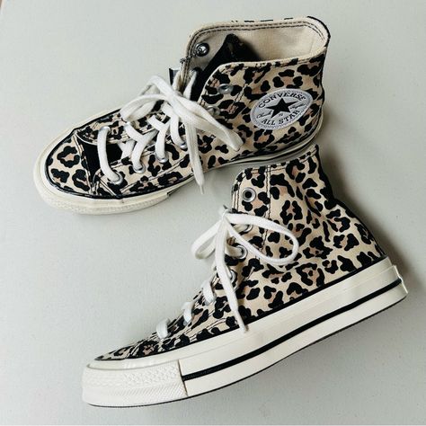 Leopard print sneakers