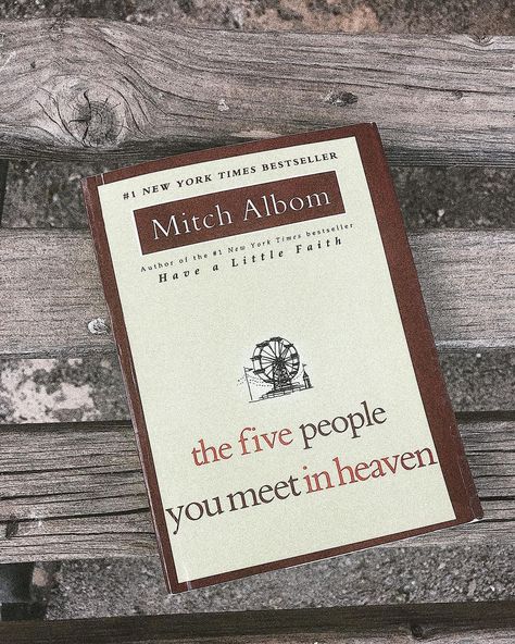 The Five People You Meet In Heaven Aesthetic, The Five People You Meet In Heaven, Heaven Book, Mitch Albom, Book Wishlist, Book Fanart, Read List, Book Recs, Fall 24