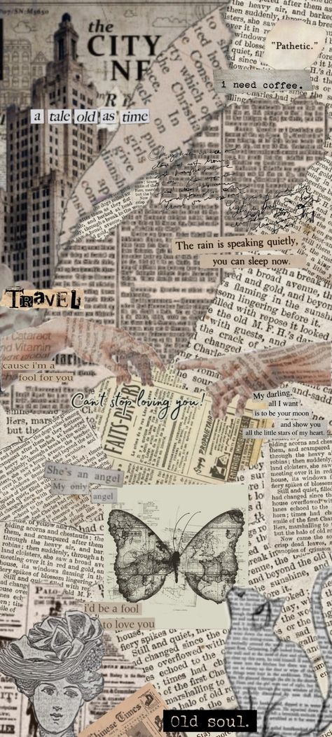 Vintage Newspaper Background Aesthetic, Newspaper Wallpaper, Newspaper Background, Wallpaper Crafts, Lock Screen Backgrounds, Newspaper Art, Newspaper Cover, Vintage Newspaper, Newspaper Printing