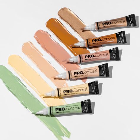 Makeup Corrector, The Best Concealer, Corrector Makeup, La Girl Pro Concealer, Skin Corrector, White Skin Tone, Pro Concealer, Makeup Kits, Covering Dark Circles