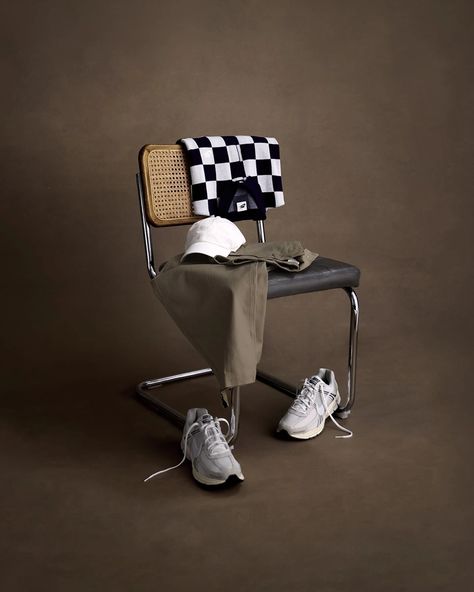 Jordy Kuster - Photo by Playlist Studio on June 17, 2024. May be an image of checker board and sneakers. – SAVEE Sneakers Studio Photography, Sneaker Picture Ideas, Shoe Content Ideas, Black Fashion Photography, Product Photography Shoes, Shoe Content, Edgy Sneakers, Tabletop Photography, Table Top Photography