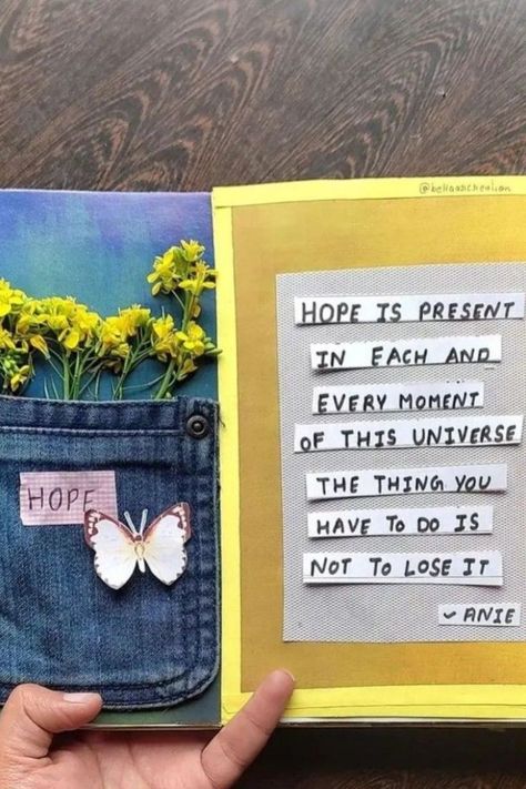 jeans art for scrapbook Journey Quotes Travel, Travel Captions Instagram, Daily Scrapbook, Solo Road Trip, Traveling Quotes, Scrapbooking Tutorial, Mini Art Journal, Journal Inspiration Writing, Mustard Flowers