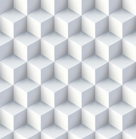 Abstract background with a 3d pattern | Free Vector #Freepik #freevector #geometric-pattern #background-repeat #mosaic-background #seamless-geometric Cube Pattern, 3d Pattern, 3d Texture, Illusion Art, Black And White Canvas, Make Photo, Seamless Pattern Vector, Glossy Photo Paper, Abstract Background