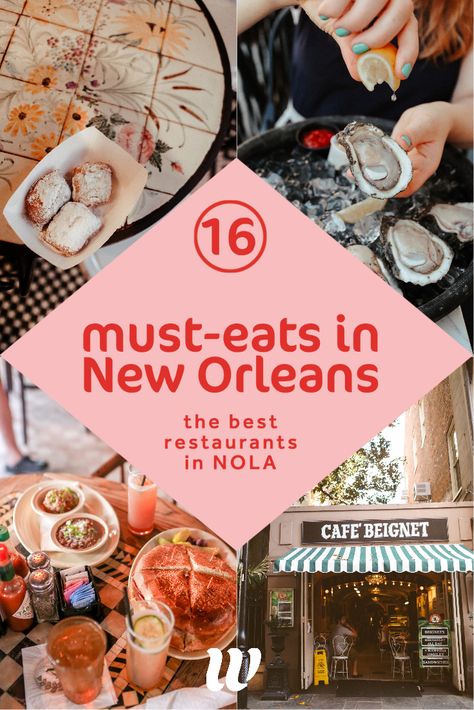 Eating In New Orleans, New Orleans Must Eat, Jazz Brunch New Orleans, Best Food New Orleans, New Orleans Locals Guide, Restaurants New Orleans, Best Time To Visit New Orleans, New Orleans Food Guide, Best Food In New Orleans