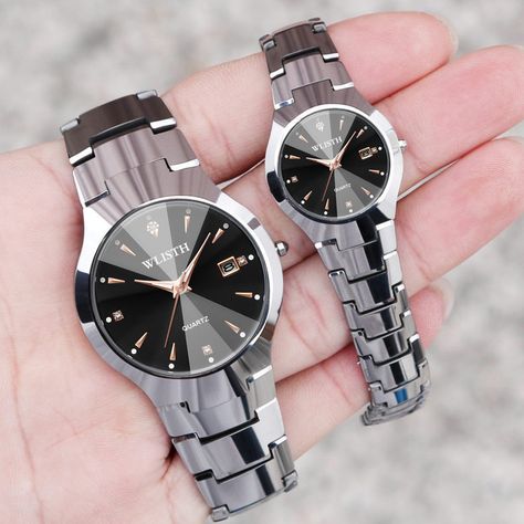 Hot Selling WLISTH Waterproof Couple watch Calendar quartz watches for men and woman Stainless Steel Quartz Watches with Date https://m.alibaba.com/product/1600146012259/Hot-Selling-WLISTH--Waterproof-Couple.html?__sceneInfo={"cacheTime":"1800000","type":"appDetailShare"} Stylish Watches For Girls, Elegant Watches Women, Watch Couple, Casual Techwear, Trendy Watches, Fancy Watches, Flower Watch, Watches Collection, Beautiful Watch