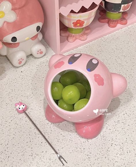 Sanrio Pink, Tanah Liat, Pink Hello Kitty, Cute Bedroom Decor, Cute Kitchen, Cute Room Decor, Dream House Decor, Kitchen Stuff, Cute Food