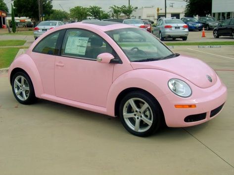 Pink Volkswagen, Pink Volkswagen Beetle, Van Volkswagen, Volkswagen Cars, Bug Car, Iconic Models, Beetle Car, Volkswagen Car, Girly Car