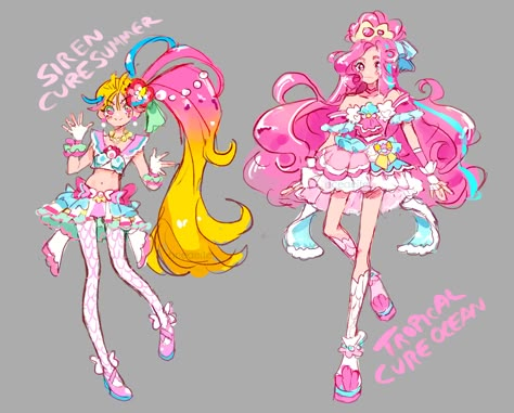 Magical Girl Outfit, Magical Girl Aesthetic, Shojo Anime, Mahō Shōjo, Poses References, 영감을 주는 캐릭터, Cute Art Styles, Kawaii Art, Art Inspiration Drawing