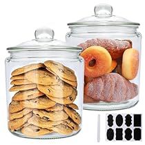 Snack Jar, Jars Diy, Glass Cookie Jars, Food Storage Container Set, Kitchen Jars, Snack Jars, Clear Glass Jars, Glass Storage Jars, Airtight Food Storage Containers