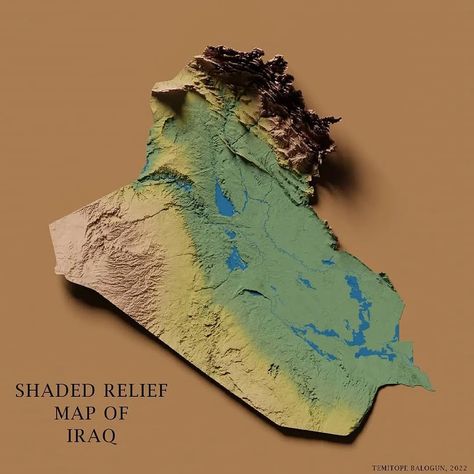 Abdulla Hawez on Twitter: "Shaded relief map of Iraq… " Ishtar Goddess, Iraq Map, Cartography Art, Egypt Flag, Cute Quotes For Instagram, Have A Nice Life, Infographic Map, Ancient Mesopotamia, Relief Printing