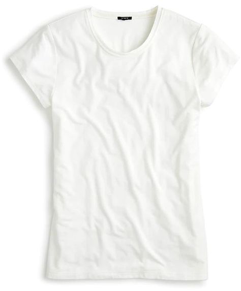 Look for fabrics that are breathable and airy like the  J. Crew 365 Stretch T-Shirt. Polyester and chiffon can be really hot, so instead reach for our readers’ favorite fabrics for hot weather. Click through to look for more options about how to pack light for hot and humid destinations! And increase your basic travel wardrobe. #TravelFashionGirl #TravelFashion #TravelClothing #tshirt #hotweather #wardrobebasics J Crew Outfits, Fitted T Shirt, Neutral Capsule Wardrobe, Classy Yet Trendy, Humid Weather, Minimalist Capsule Wardrobe, Crew Clothing, Fashion Tips For Women, Knitting Women