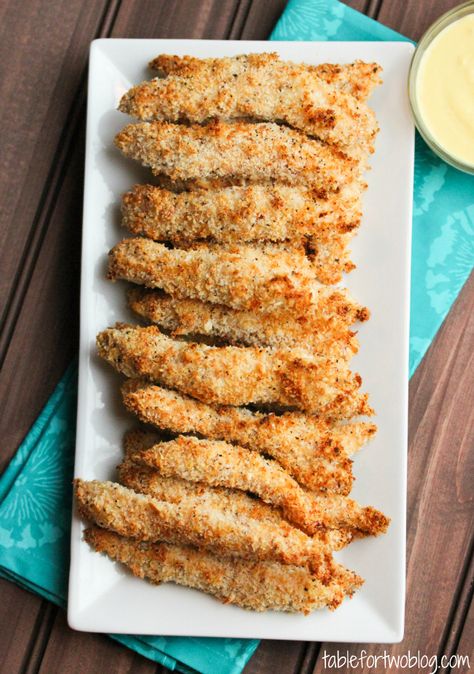 Pureed Cauliflower, Baked Chicken Fingers, Chicken Fingers Baked, Baked Chicken Tenders, Weight Watchers Recipes, Healthy Comfort, Chicken Tender Recipes, Pasta Soup, Chicken Fingers