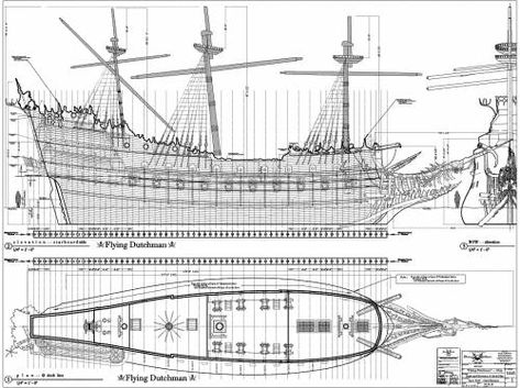 The Flying Dutchman (Pirates of the Caribbean) Flying Dutchman Ship, The Flying Dutchman, Model Sailing Ships, Old Ship, Ship Map, Navi A Vela, Model Ship Building, Old Sailing Ships, Disney Version