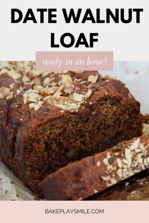 Date And Walnut Loaf Recipe, Date Walnut Loaf, Date Loaf Recipe, Dates Recipes, Aussie Recipes, Cakes Slices, Date And Walnut Loaf, Date Loaf, Date And Walnut