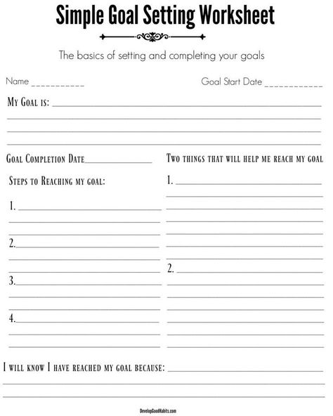 To succeed with your goals, you need to make them specific, measurable, and completed with a deadline. Use these 4 free goal setting worksheets to get it... Employee Goals, Goal Planning Worksheet, Art Assessment, Smart Goals Worksheet, Goal Setting For Students, Smart Goals Template, Goal Setting Printable, Goals Sheet, Smart Goal Setting