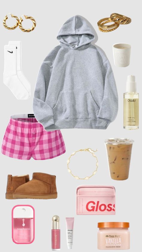 Fits Collage, Clothes Aesthetic Summer, Preppy Clothes Aesthetic, Bed Outfit, Clothes Collage, Preppy Clothes, Casual Preppy Outfits, Trendy Outfits For Teens, Cute Lazy Outfits