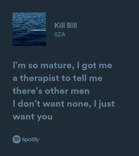 sza kill bill spotify lyrics Kill Bill Aesthetic Sza, Kill Bill Lyrics, Sza Kill Bill, Sza Lyrics, Lyric Aesthetic, Spotify Lyrics, Lyrics Aesthetic, Kill Bill, Song Lyric