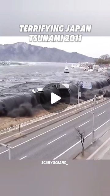 OCEAN | BOATS | SCARY on Instagram: "Deadly Tsunami In Japan 2011 #tsunami #ocean #boats #japan" Japan Tsunami 2011, Tsunami Video Natural Disasters, Huge Waves Scary Ocean, Natural Disasters Photography, Scary Ocean Videos, Tsunami Pictures, Tsunami Video, Tsunami 2011, Scary Ocean